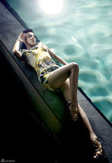 高清组图：蔡依林白发造型狂野 拍封面玩韩国风