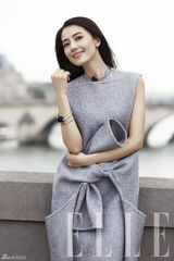 组图：高圆圆登《ELLE》演绎初冬都市风