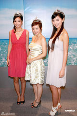 组图：三位亚姐同台竞艳 妩媚出镜齐秀婀娜身姿