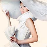 组图：容祖儿陶瓷概念衣饰典雅形象登新专辑封面