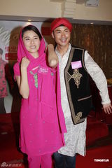 组图：蒙嘉慧新片扮印度西施 与郑嘉颖模拟婚礼