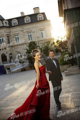 组图：孙茜蔡远航拍婚纱照 8月4日步入婚礼殿堂