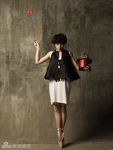 高清图：孙俪《时尚健康》大片 踮起脚尖拥抱爱