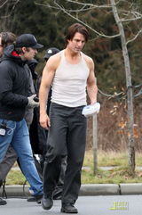 高清组图：《碟中谍4》温哥华热拍 克鲁斯变盒饭男