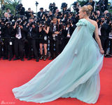 高清组图：黛安-克鲁格飘逸水蓝色斜肩礼服亮相