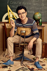 组图：佟大为玩校园复古风 致敬《合伙人》