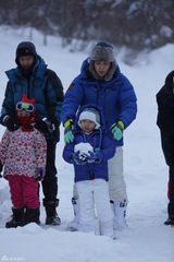 组图：《爸爸去哪儿》将收官 展现白雪童话世界