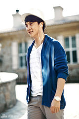 组图：迟帅英伦范儿写真阳光帅气