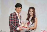 组图：林心如汪东城亮相 靓丽帅气二人抢镜