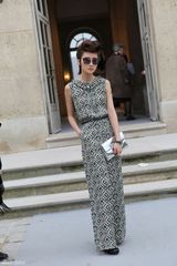 组图：林鹏Dior头排观秀 “猫王”造型引外媒追捧