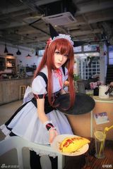 组图：16岁徐娇猫耳女仆装出镜 变混血美娇娘