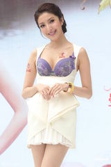 高清组图：“内衣女王”杨谨华亮相 回应新欢传闻