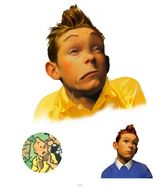 组图：《丁丁历险记》概念画原作对比图曝光