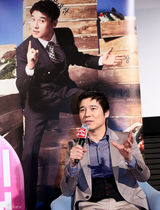 高清图：林昌正金奎丽宣传新片 亲密亮相谈笑风生