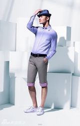 组图：黄晓明初夏广告写真 造型阳光清爽气质百变