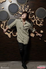 组图：何韵诗谈梅艳芳 感激放心里无需仪式