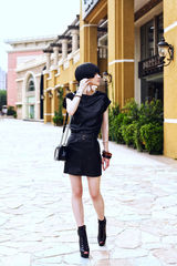 组图：时尚设计师夕又米街拍似潇洒美少年