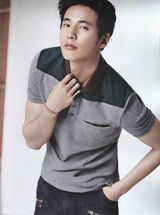 组图：韩国型男元斌春装写真干净帅气