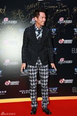 组图：2013微博之夜红毯 钟汉良黑白潮装亮相