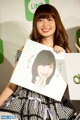 组图：AKB48出席活动秀卡通自画像卖萌无止尽