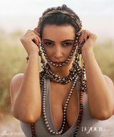 组图：准妈妈金-卡戴珊魅力大片狂野迷人