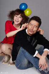 组图：《龙门镖局》杨皓宇钱芳合拍鬼马写真