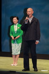 组图：汪明荃罗家英培训新人接班粤剧表演