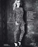 组图：黛安-克鲁格豹纹装大片曝光 狂野随性秀美腿