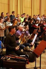 高清图：陕北民歌赴欧演唱会华沙站排练花絮