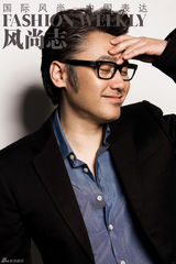 高清图：吴秀波写真登封面 大男人也爱搞怪风格