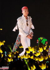 组图：BigBang火热开唱 座无虚席粉丝high翻场