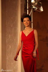 组图：车晓高贵亮相“优雅”盛典 露背装酷似女神  