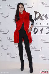 组图：众星出席香港皮草设计比赛争奇斗艳