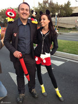 组图：美国人民欢度万圣节 僵尸裸男纷纷上阵