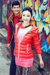 组图：柳岩冬日绚丽运动装登封面 甜笑牵男模