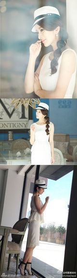 明星爱街拍37期：简约黑白色搭出夏日风情