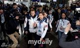 组图：韩国花滑公主金妍儿抵达索契遭围堵