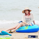 组图：韩团9Muses海边取景录节目清新装扮惹人爱