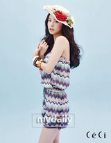 组图：韩星闵孝琳清凉夏装写真 清秀简约宛若仙子