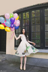 组图：郭碧婷夏日氧气写真婉若夏花气质灵动