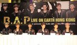 组图：韩男团BAP为巡演香港站准备特别舞台