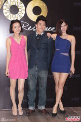 组图：Amanda S.出席派对自曝结婚十年计划生子