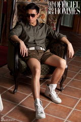 组图：朱雨辰登《时装男士》尝试不同风格衬衫