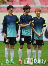 组图：朴智星领衔明星足球赛 收入捐四川灾区