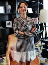 组图：白百何上海宣传《浮沉》 耍宝搞怪欢乐多