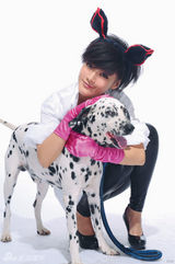 幻灯：邓家佳全新宠物写真 谈新片喜感十足