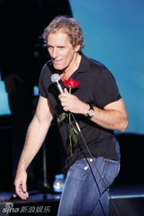 幻灯图：迈克尔-波顿北京巡演有如帕瓦罗蒂附体