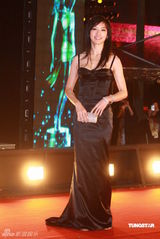 幻灯：香港金像奖红毯 林熙蕾低胸礼服高贵典雅