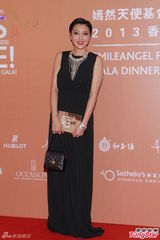 群星闪耀嫣然基金晚宴 王菲旗袍装与李亚鹏恩爱