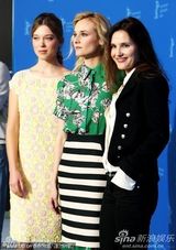 组图：《再见我的皇后》柏林亮相 戴安-克鲁格优雅